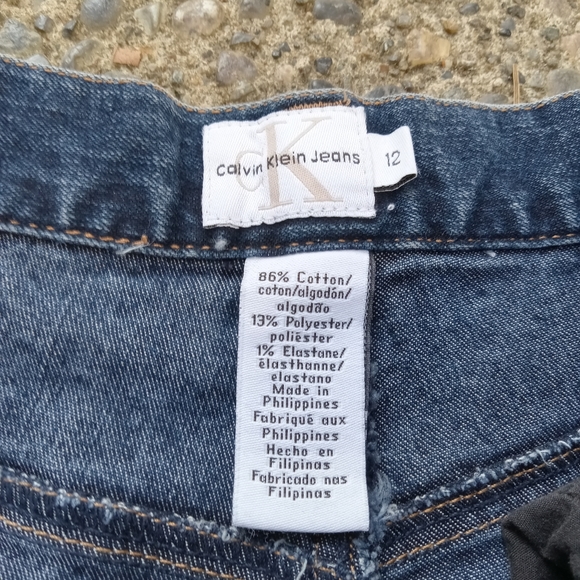 Straight leg Calvin Klien Denim Jeans size 12 - Picture 7 of 8